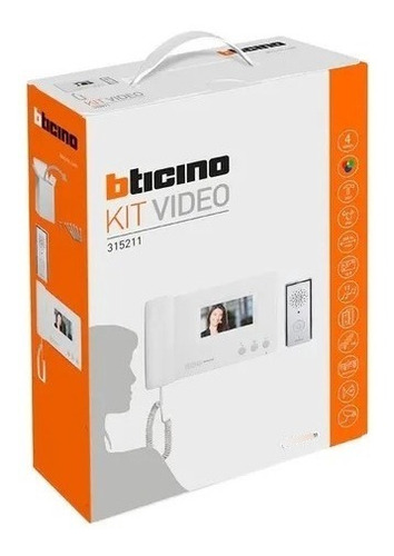 Kit Video Interfon Pantalla Color4.3 4hilos 315211 Bticino