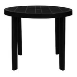 Mesa Campi Garden Life F413001 Guinea 90cm Diam Negra