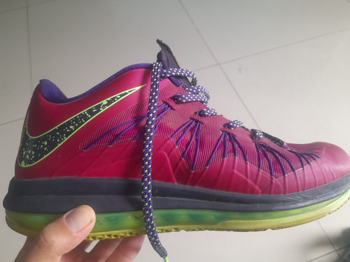 Zapas De Basket Lebron X Low Raspberry 