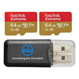 Tarjeta De Memoria Sandisk Micro Sdxc Extreme De 64 Gb
