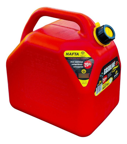 Bidon Combustible Driven 10lts Antiventeo/antiestatico  Rojo