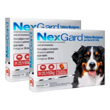 2 Nexgard Para Cães De 25 Á 50 Kg 6 Cp Antipulga E Carrapato