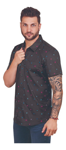 Camisa Hombre Casual Multicolor 960-70