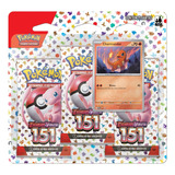 Blister Triplo Pokemon Escarlate E Violeta 151 - Charmander