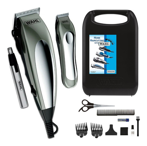 Kit Maquina Cortar Pelo Y Patillera Groom Pro 21 Piezas Wahl