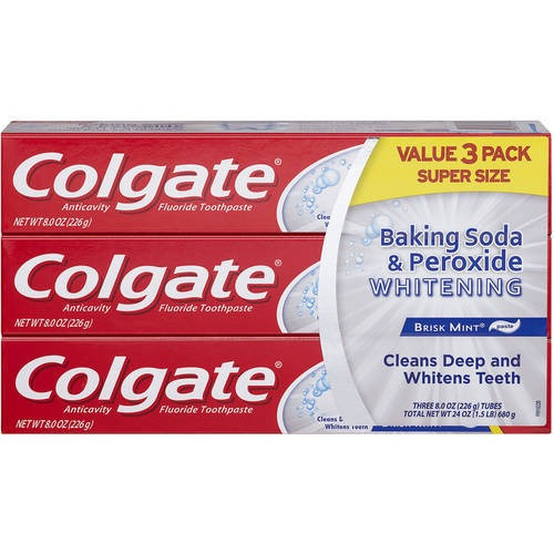 Colgate Bicarbonato De Sodio Y Peróxido Que Blanquea La