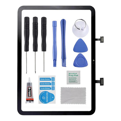 Reemplazo De Pantalla Digitalizador Touch Glass Kits Para iPad 10 (2022) 10.9 Modelos A2696 A2757 A2777 Negro