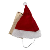 Papai Noel Fantasia Pet Para Natal Gorro Natalino