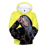 Sudadera Billie Eilish Moda Sudadera Con Capucha 3d Mujer