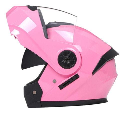 Casco Abatible Motocicleta, Mxbdl-001, 1pza, Rosa, Dot, Tall