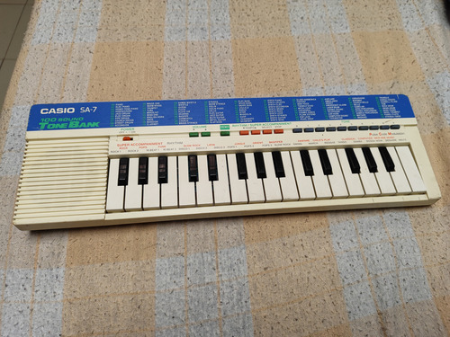 Teclado Casio Sa-7 100 Sound Tone Bank De Los 80's