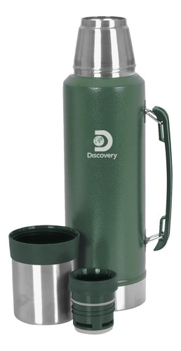 Termo Discovery De Acero Inoxidable 1.3 Litros Para Mate