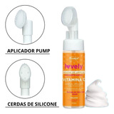 Kit Sabonete Mousse Facial Vitamina C + Lenço Demaquilante