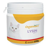 Lysin Cat Sf 100 G Organnact Pet Shop Store