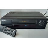 Sharp Vhs Video Cassete Recorder 4 Head (4 Cabeças)