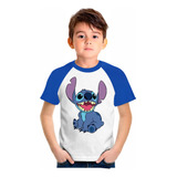 Camiseta Camisa Adulto  Infantil Lilo Stitch Coração Angel#6