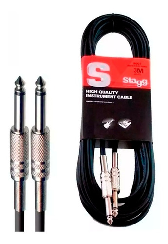 Cable Plug Plug Stagg De 3 Metros + Envio Full