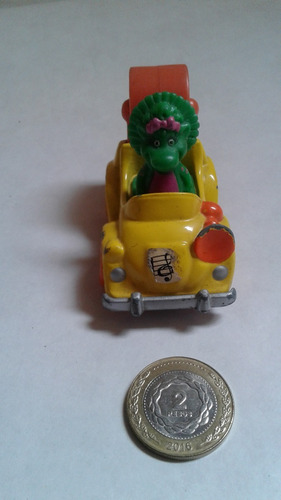 Barney El Dinosaurio Baby Pop Auto Vintage Hasbro