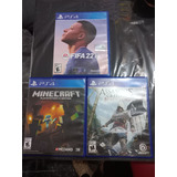 Juegos De Ps4 Minecraf, Assassins, Fifa22