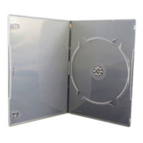 100 Estojos Capas Caixa Box Slim Dvd Amaray Transparente 7mm