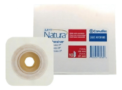 10 Placa Convexa Convatec 413185 57mm Natura