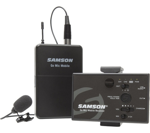 Micrófono Samson Go Mic Mobile Profesional Lavalier Celular