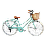 Bicicleta Vintage Dama Con Cambios 6v R26 Paseo 
