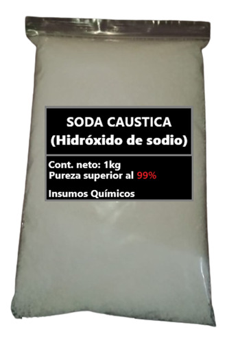 Soda Cáustica En Perlas 99% 1kg