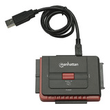 Adaptador Manhattan 179195 Usb Alta Velocidad 2.0 Sata/ide