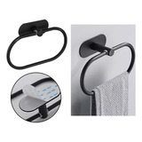 Toallero Negro  Accesorios Para Baño De Acero Inoxidable