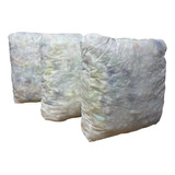 Pack X3 Rellenos Almohadones 60x60x10 Copos De Goma Espuma