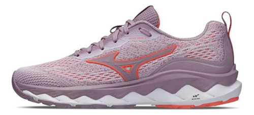 Tênis Mizuno Wave Way 3 Feminino Lavanda Lilás