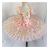 Vestido De Ballet Rosa De Tul Profesional Swan Lake Ballerin