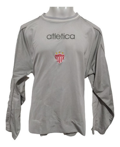 Suéter Sudadera Rayos Necaxa Portero Atlética Gris Talla S