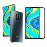 Capa + Película 3d Para Xiaomi Redmi Note 9s / Pro / Pro Max