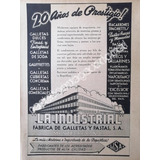 Cartel Fabrica De Galletas La Industrial 1942 Monterrey