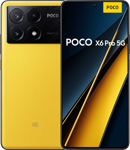 Celular Xiaomi Poco X6 Pro 5g Dual Sim 256 Gb Amarelo 8 Gb