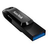 Memoria Usb Sandisk Ultra Dual Drive Go, 256gb, Usb C Negro