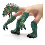 Dinosaurio De Juguete Marioneta Titere De Mano Flexible