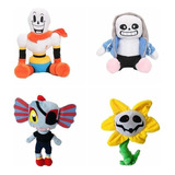 Muñeca De Peluche Undertale Papyrus Sans Para Regalo, 4 Piez