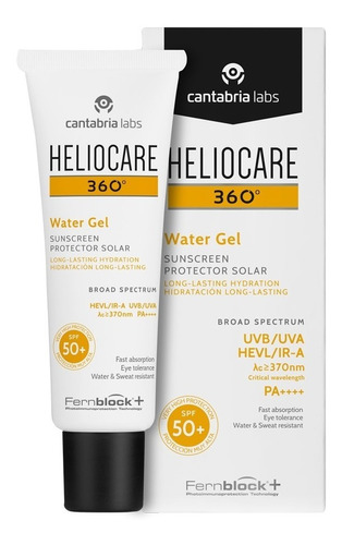 Heliocare 360 Water Gel Protector Solar Fps 50 50ml