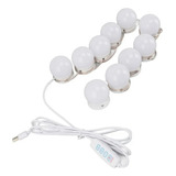 Focos Led Regulables Para Espejo De Tocador, 10 Uds.