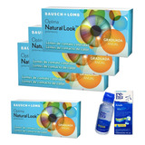 Lente De Contato Colorida Natural Look Anual  3+1 Grátis