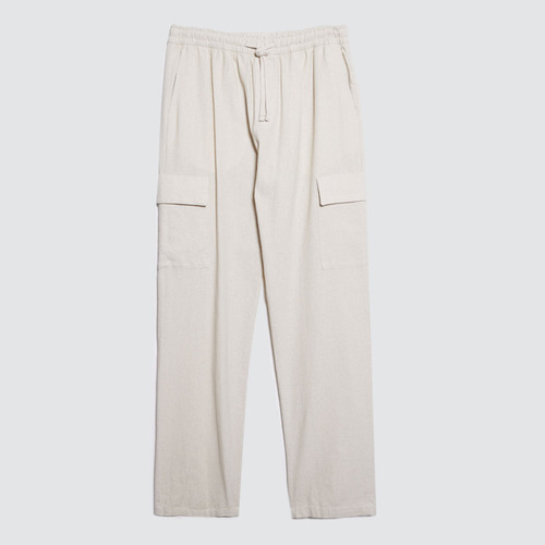 Jogger Hombre Ostu  Blanco Algodón 60070315-8055