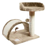 Rascador Dina Felpa Gatos Persa Siames Mascotas 40% Off!!