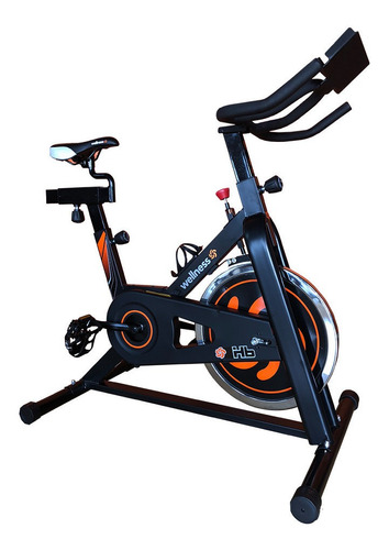 Bike Spinning Hb Painel Res Mecânica Roda 9kg Wellness Gy047