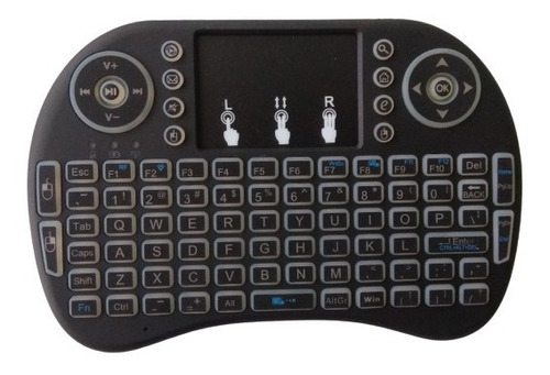 Mini Teclado Inalámbrico Led Retroiluminado Smart Tv Android