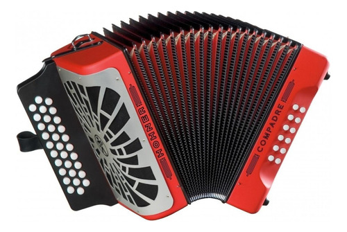 Hohner Compadre A48241 Acordeón Diatónico Sol-do-fa C/ Funda