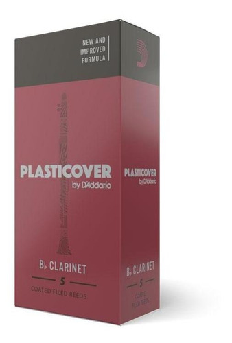 Caña Para Clarinete D'addario Plasticover Bb 3 (5 Unidades)