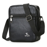 Bolso Piel Vintage Bandoleras Hombre